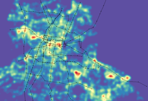 Mapa que ilustra zonas de riesgo y crimen en CDMX